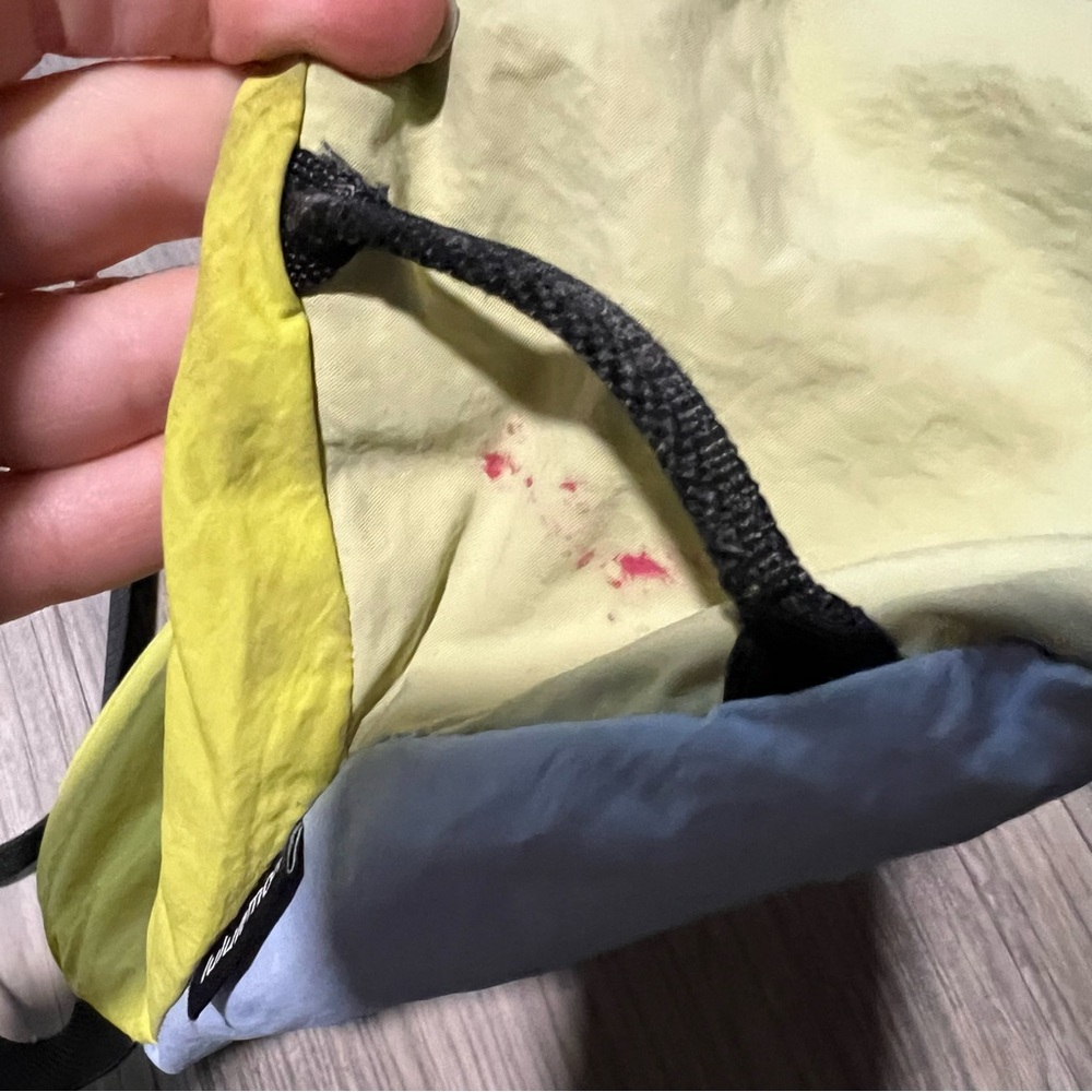 Lululemon Blue Yellow Water Bottle Crossbody Bag - Picture 5 of 10
